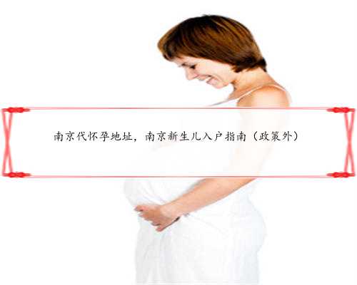 南京代怀孕地址，南京新生儿入户指南（政策外）